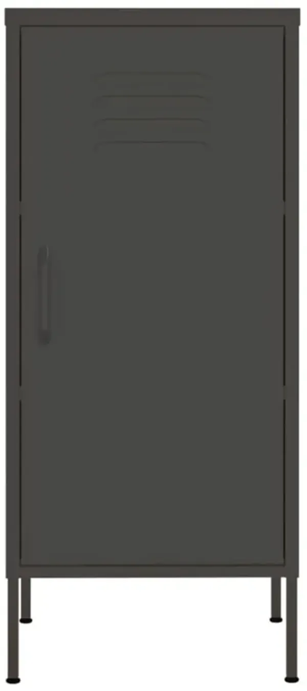 vidaXL Storage Cabinet 16.7"x13.8"x40" Steel