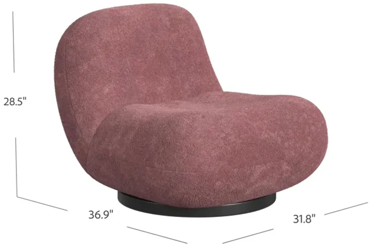 Crosby Boucle Swivel Chair