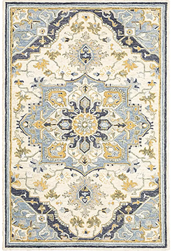 Alfresco 3'6" x 5'6" Blue Rug
