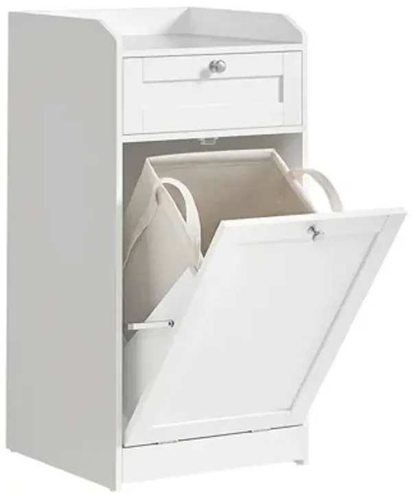 Bathroom Laundry Cabinet with Basket