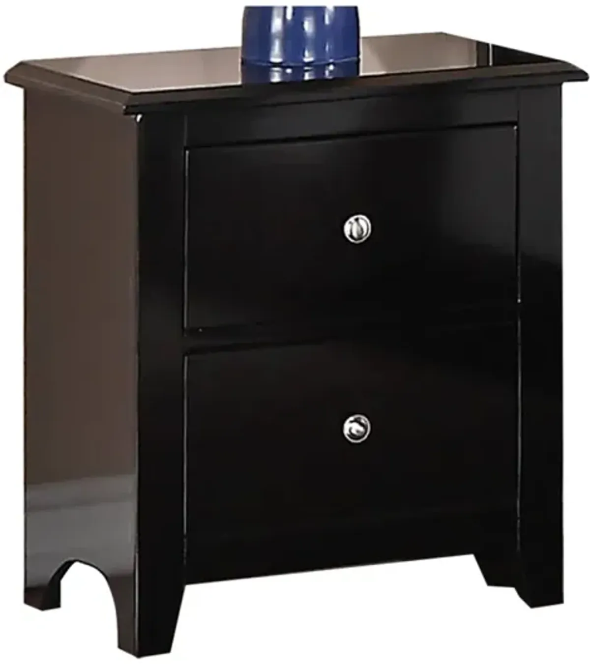 Nightstand With 2 Drawers Storage