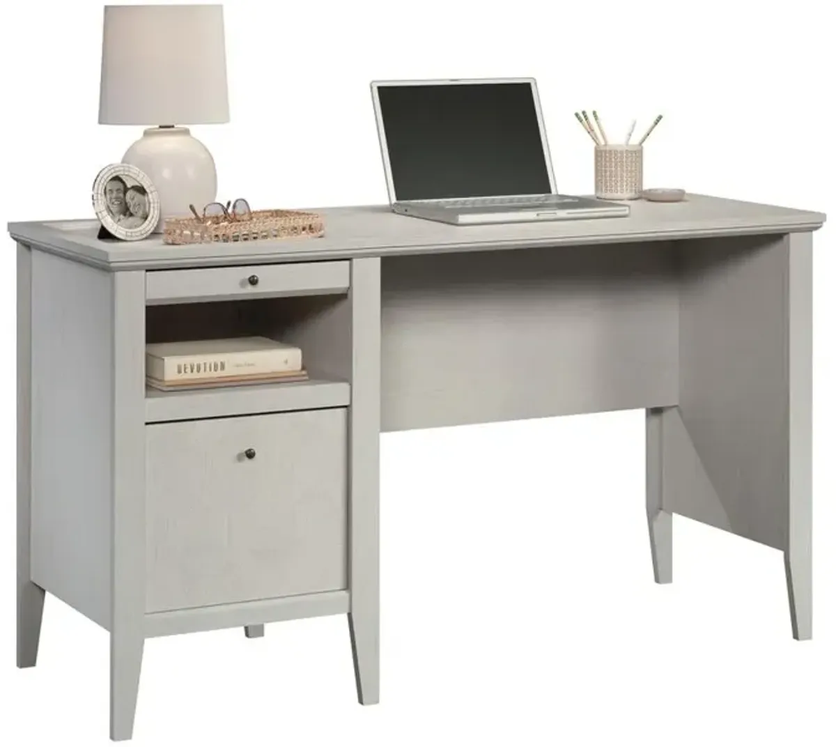 Sauder Larkin Ledge Single Ped Desk