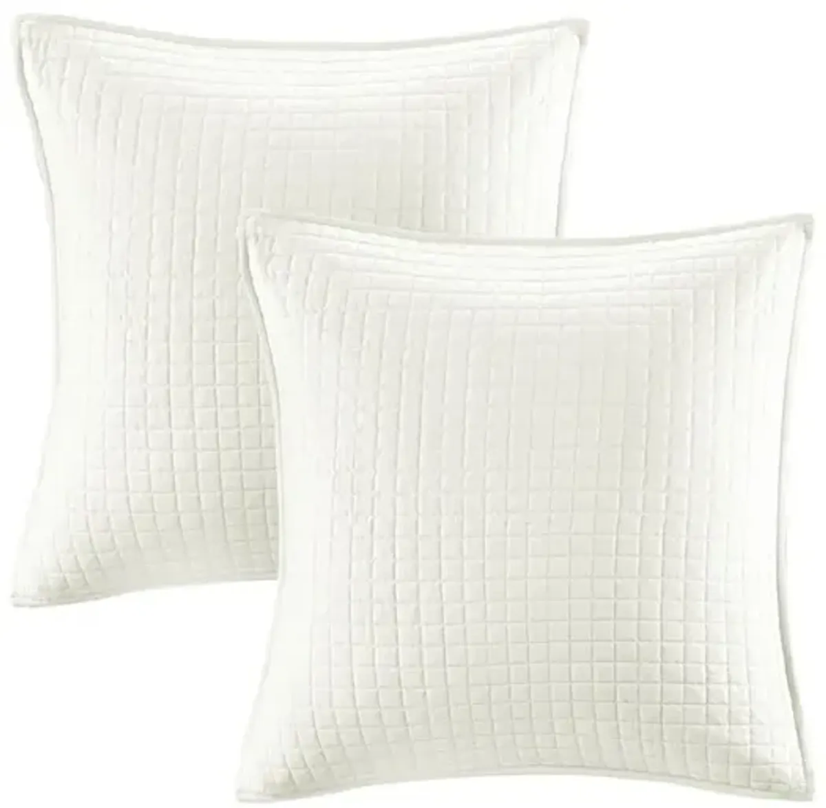 Gracie Mills Mikel Chenille Dot Cotton Jacquard Comforter Set with Euro Shams and Throw Pillows