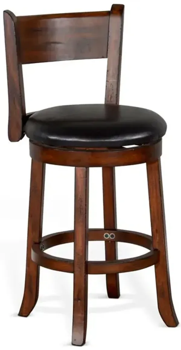 Sunny Designs Counter Swivel Barstool, Cushion Seat & Back