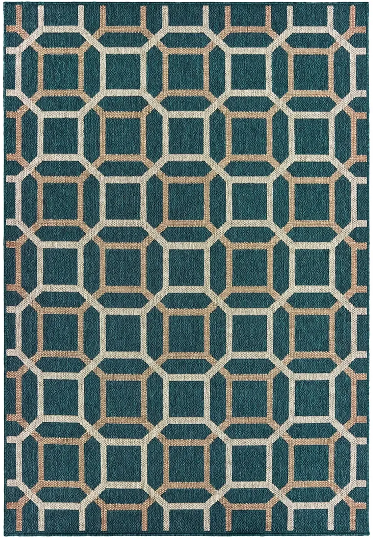 Latitude 3'3" x 5' Blue Rug