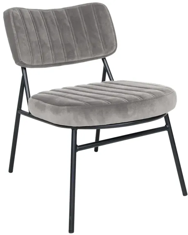 LeisureMod Marilane Velvet Accent Chair with Cushioned Upholstery – Comfortable, Stylish Chair for Living Rooms, Offices, Lounges, and Modern Spaces