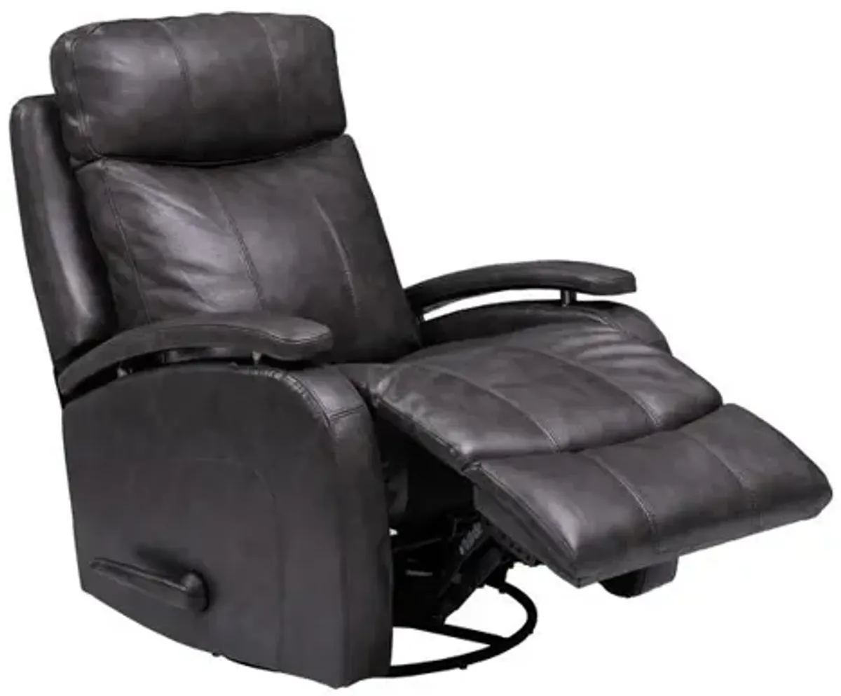 Barcalounger 8-3610 Duffy Swivel Glider Recliner, Gray