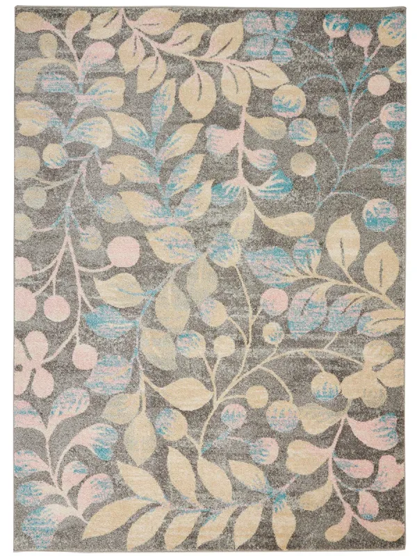 Tranquil TRA03 Gray/Beige 4' x 6' Rug