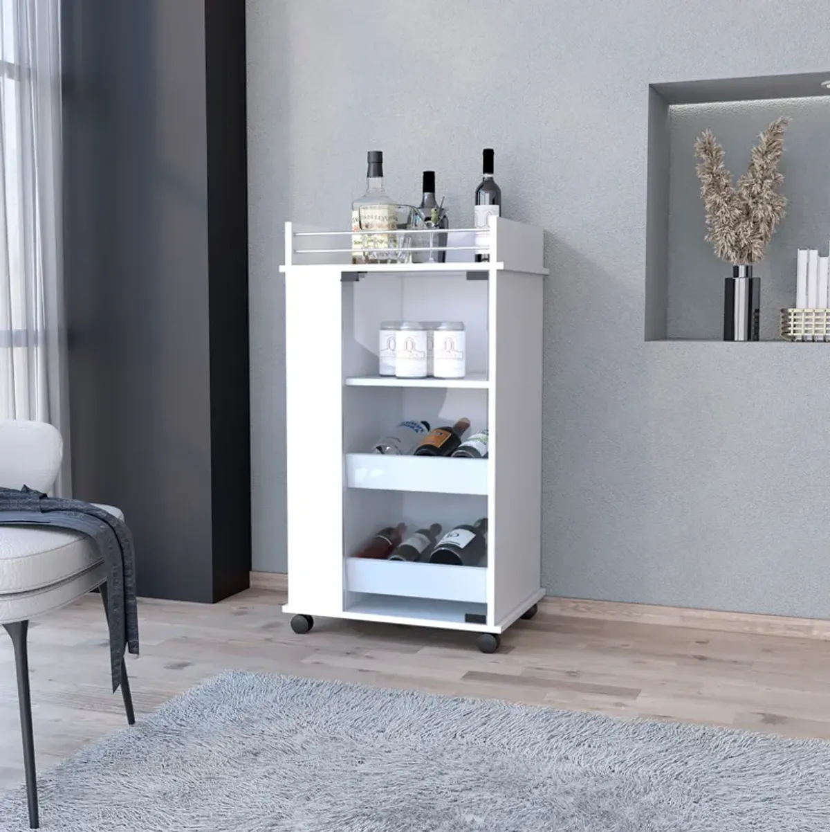 Lusk Bar Cart