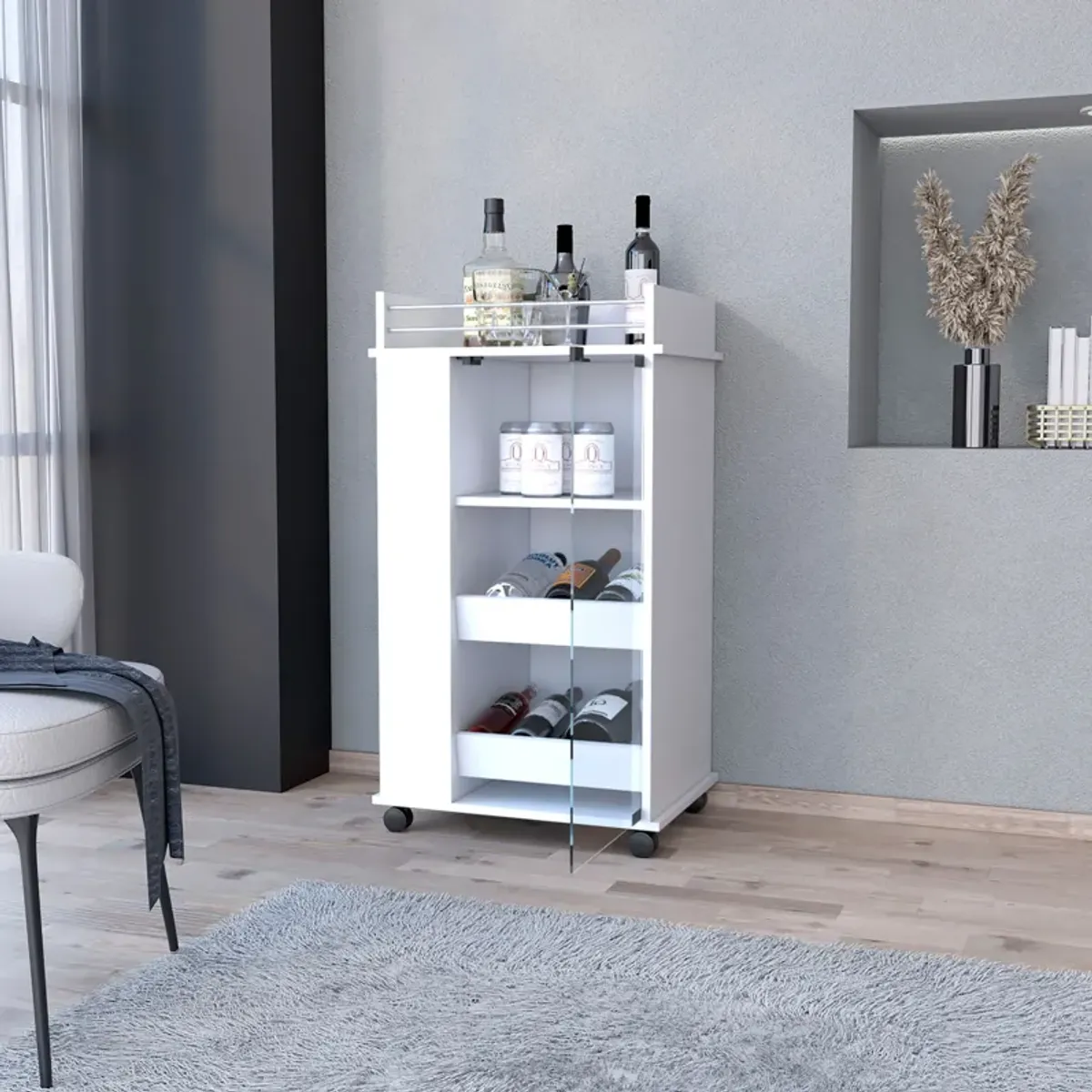 Lusk Bar Cart