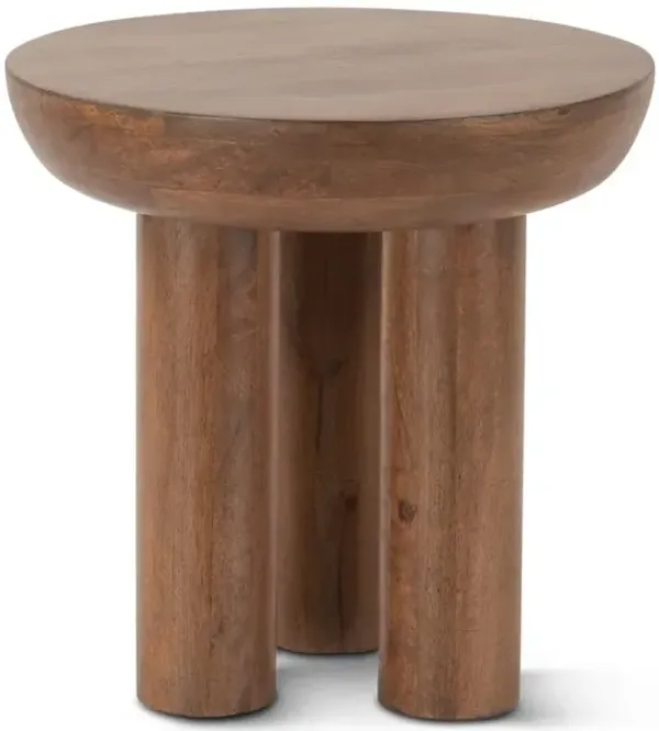 World Interiors Noto 20 Side Table in Acorn Brown