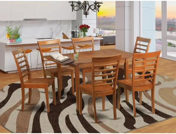 7 Pc dinette set-small Dining Tables with 6 Dining Chairs
