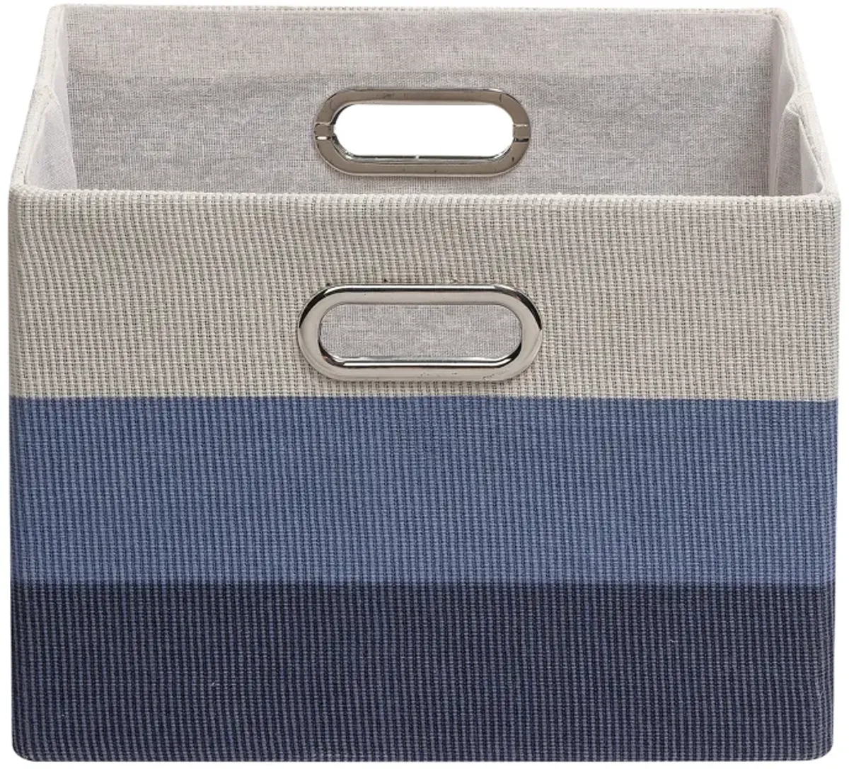 Lambs & Ivy Blue Ombre Foldable/Collapsible Storage Bin/Basket