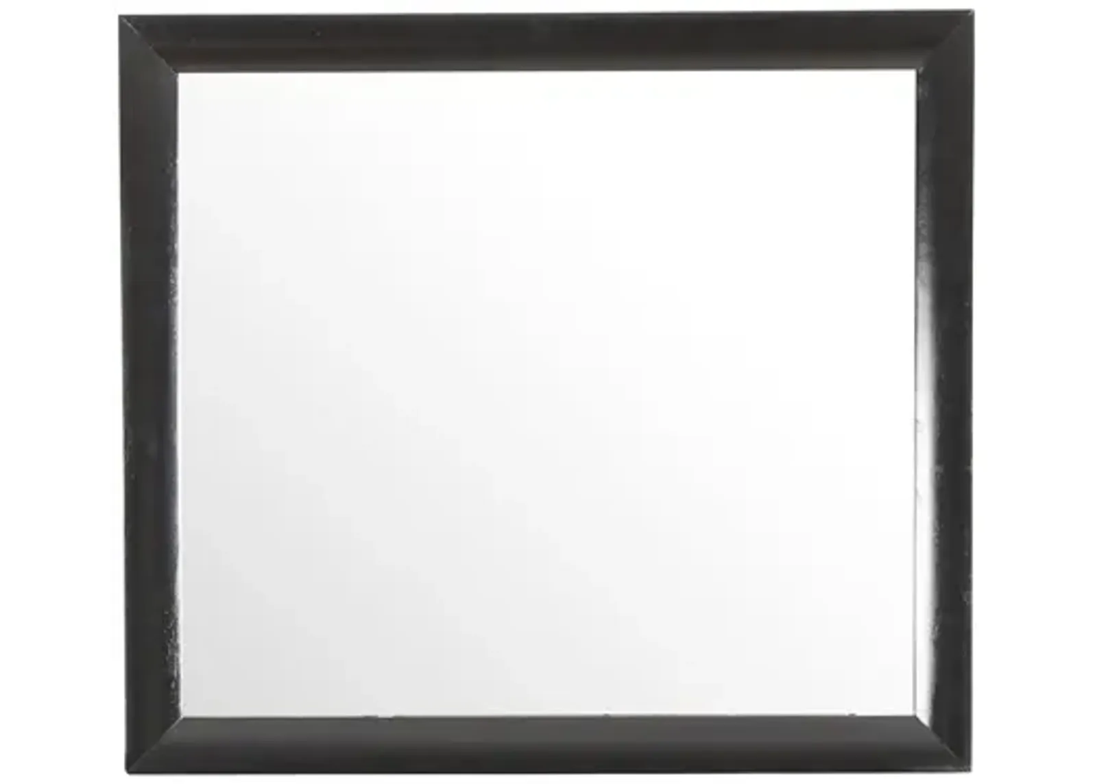 Marilla 35 in. x 39 in. Modern Rectangle Framed Dresser Mirror