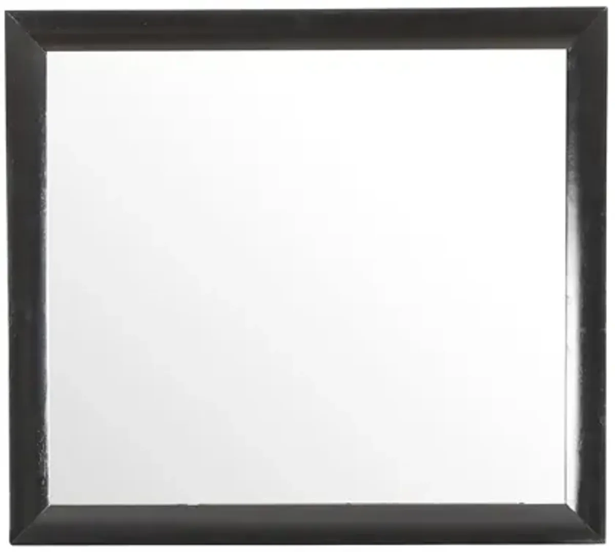 Marilla 35 in. x 39 in. Modern Rectangle Framed Dresser Mirror