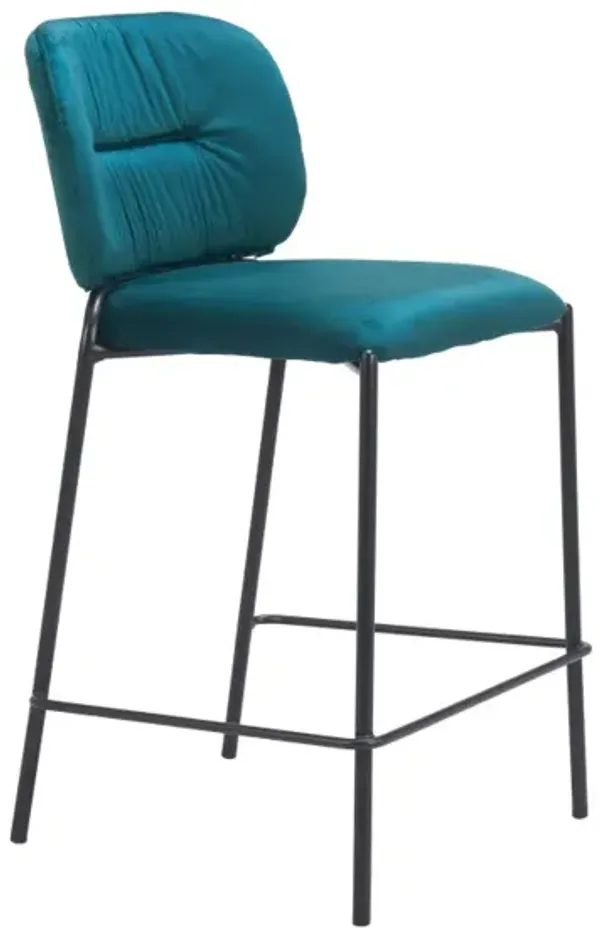 Plat Counter Stool (Set of 2) Green