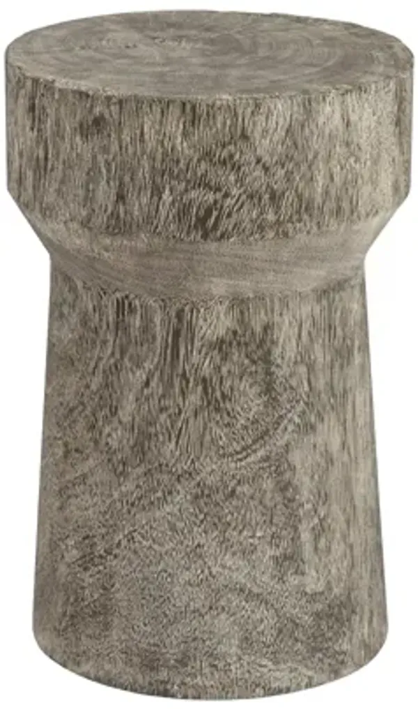 Curved Wood Thich Stool