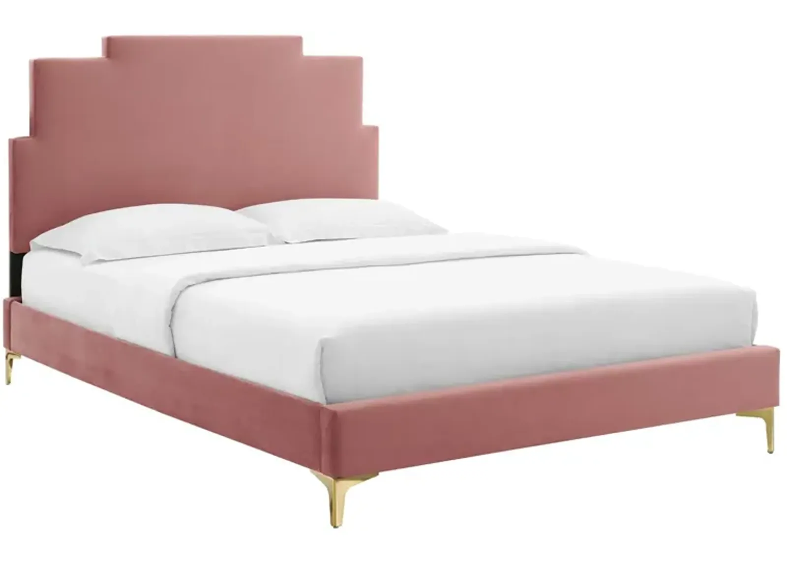 Modway - Lindsey Performance Velvet Twin Platform Bed