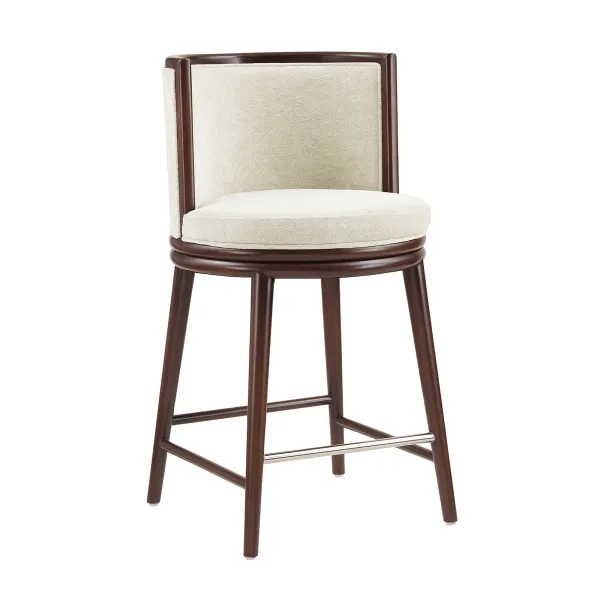 Evalyn Cream Counter Stool
