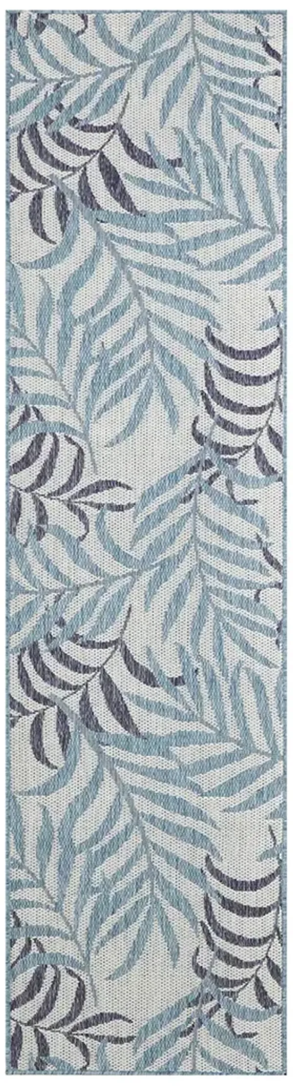 Garden Oasis GOA01 Blue 2' x 8' Rug