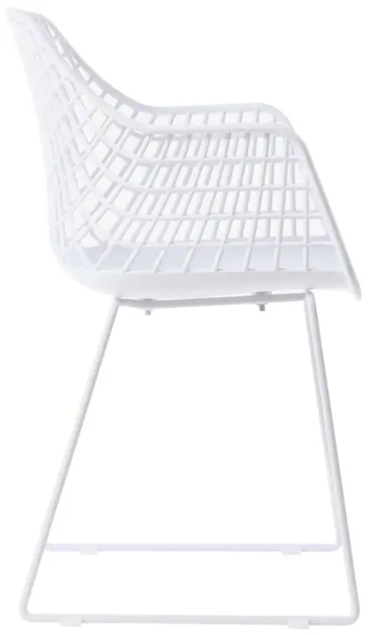 Moe's Home Collection Honolulu Chair, White