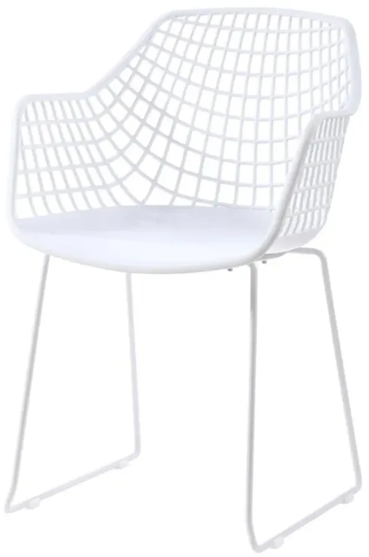 Moe's Home Collection Honolulu Chair, White