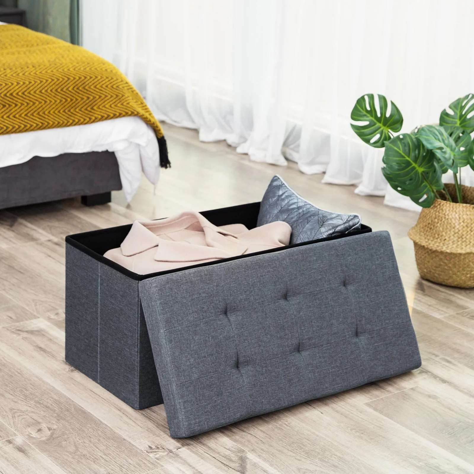 Hivvago 80L Storage Capacity Ottoman