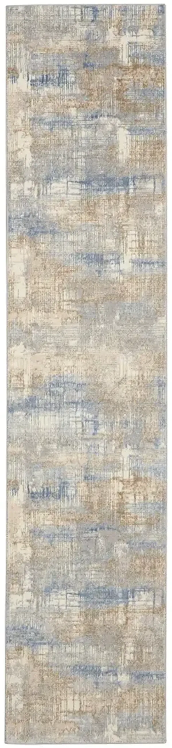CK950 Rush CK951 Blue/Beige 2'3" x 10' Rug
