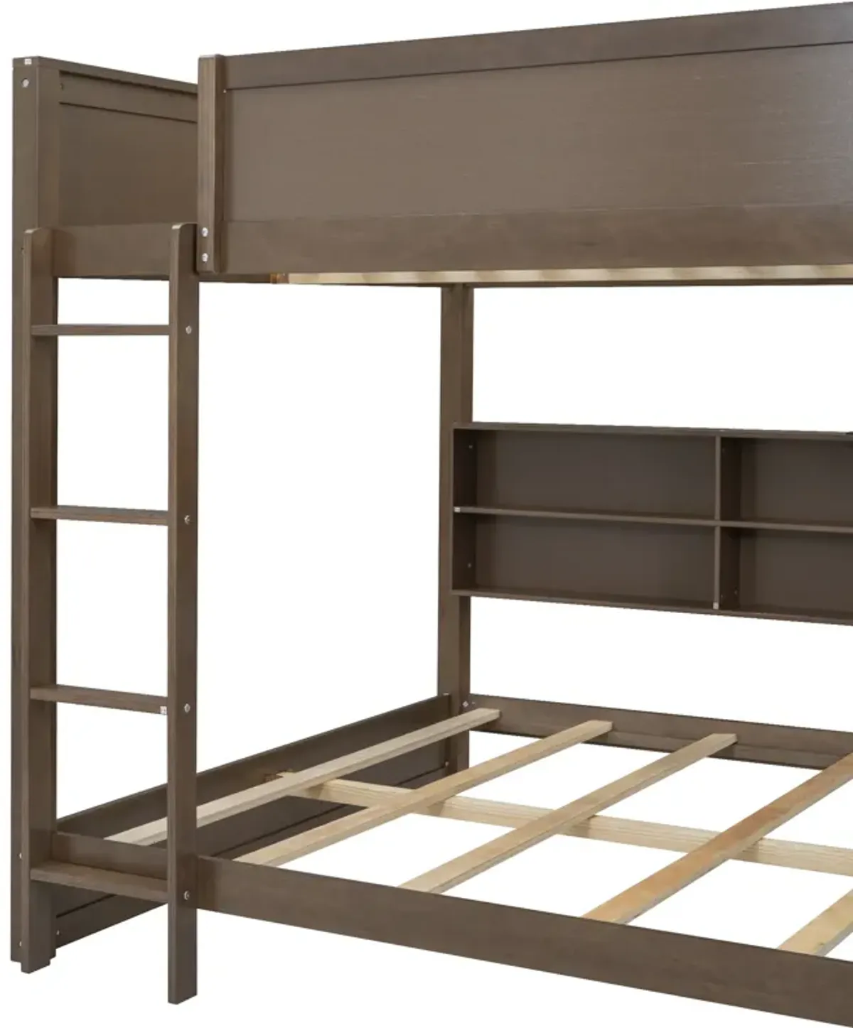 Merax Bunk Bed with Storage Cabinets and USB Ports