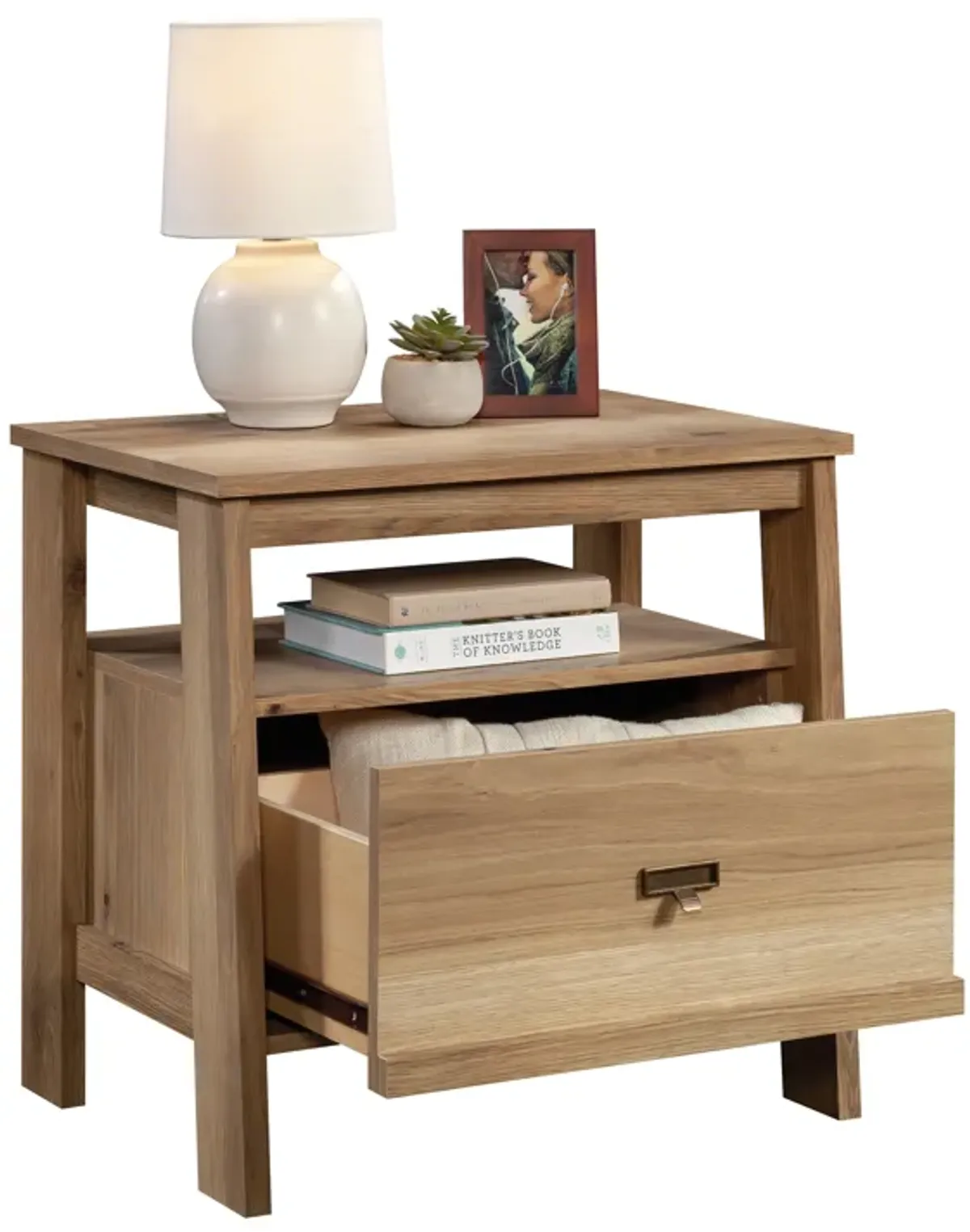 Trestle Night Stand