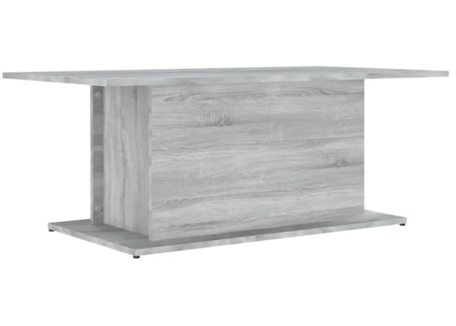 vidaXL Coffee Table Gray Sonoma 40.2"x21.9"x15.7" Chipboard