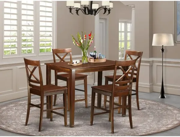 5 PC counter height set - Small Kitchen Table and 4 counter height Chairs.