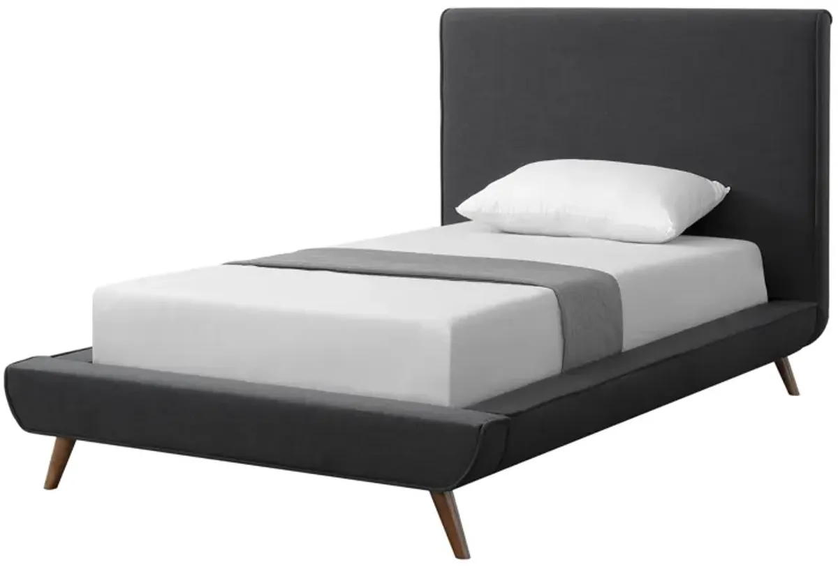 Loft Lyfe Eliezer Linen Upholstered Platform Bed