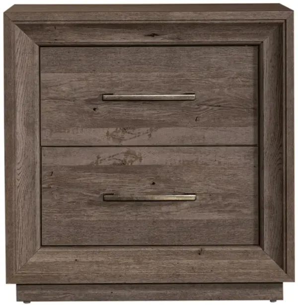 Liberty Furniture 2 Drawer Night Stand w/ Charging Station