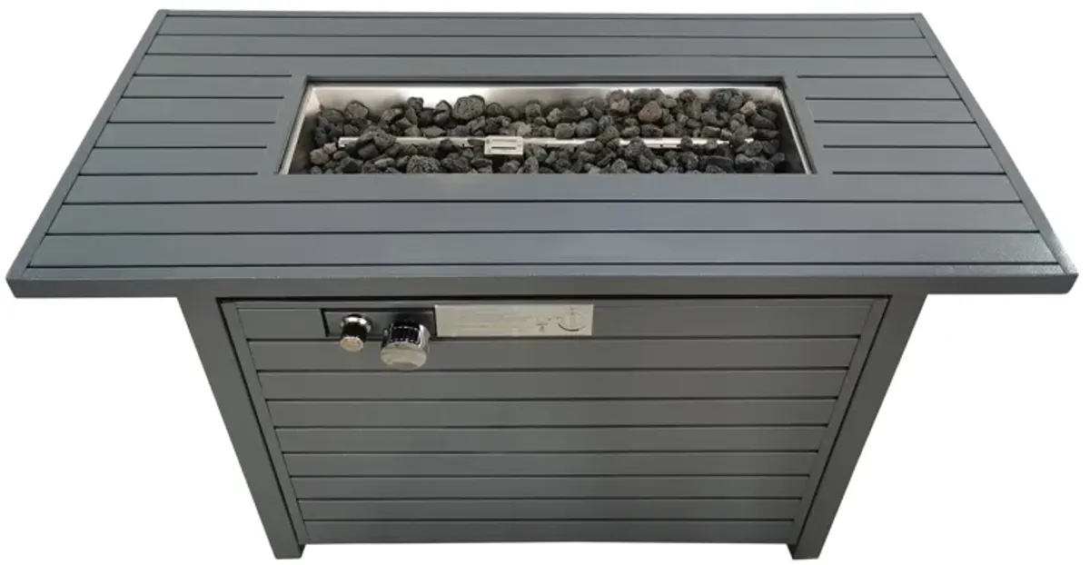 Living Source International 24'' H Outdoor Fire Pit Table with Lid