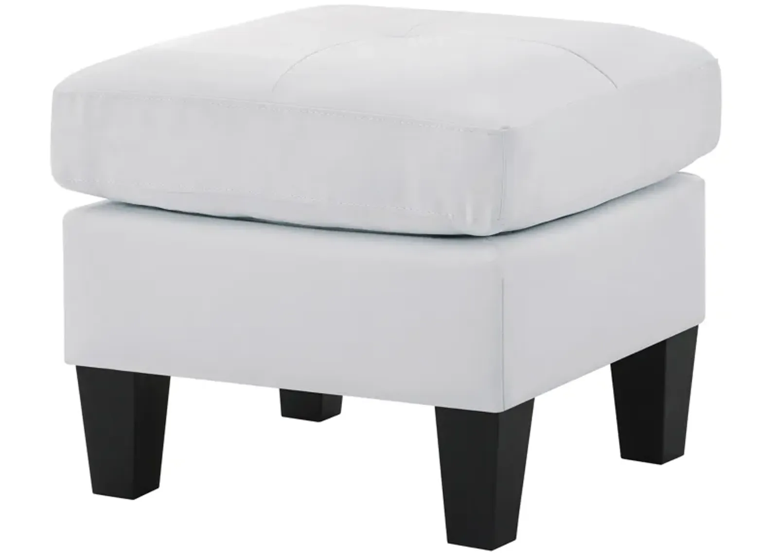 Newbury Faux Leather Upholstered Ottoman