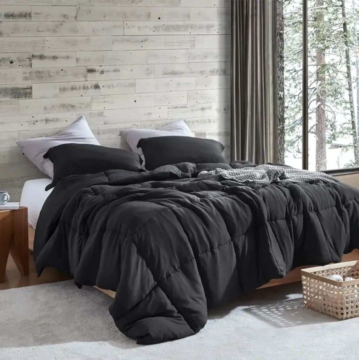 Better Than Butter - Coma Inducer® Oversized Comforter Set - Black