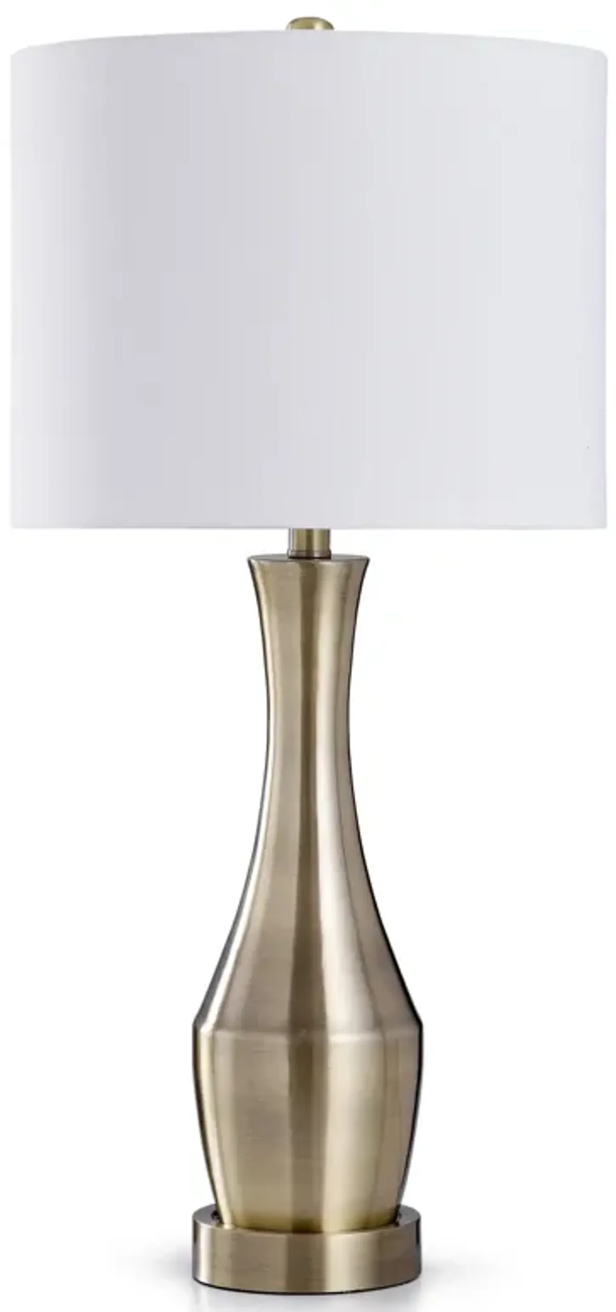 Antique Brass Touch Lamp (Set of 2)