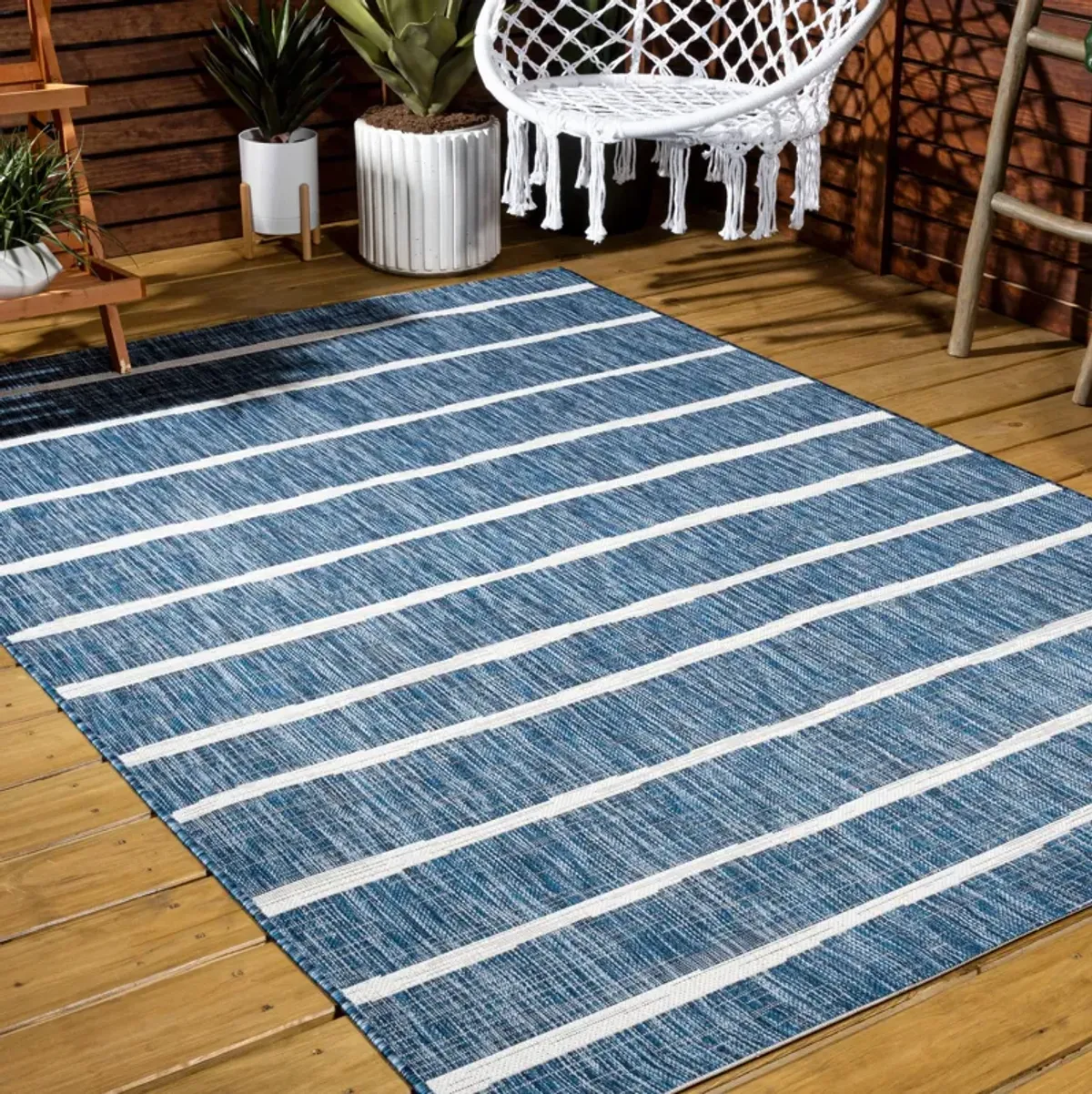 Colonia Berber Stripe Indoor/Outdoor Area Rug