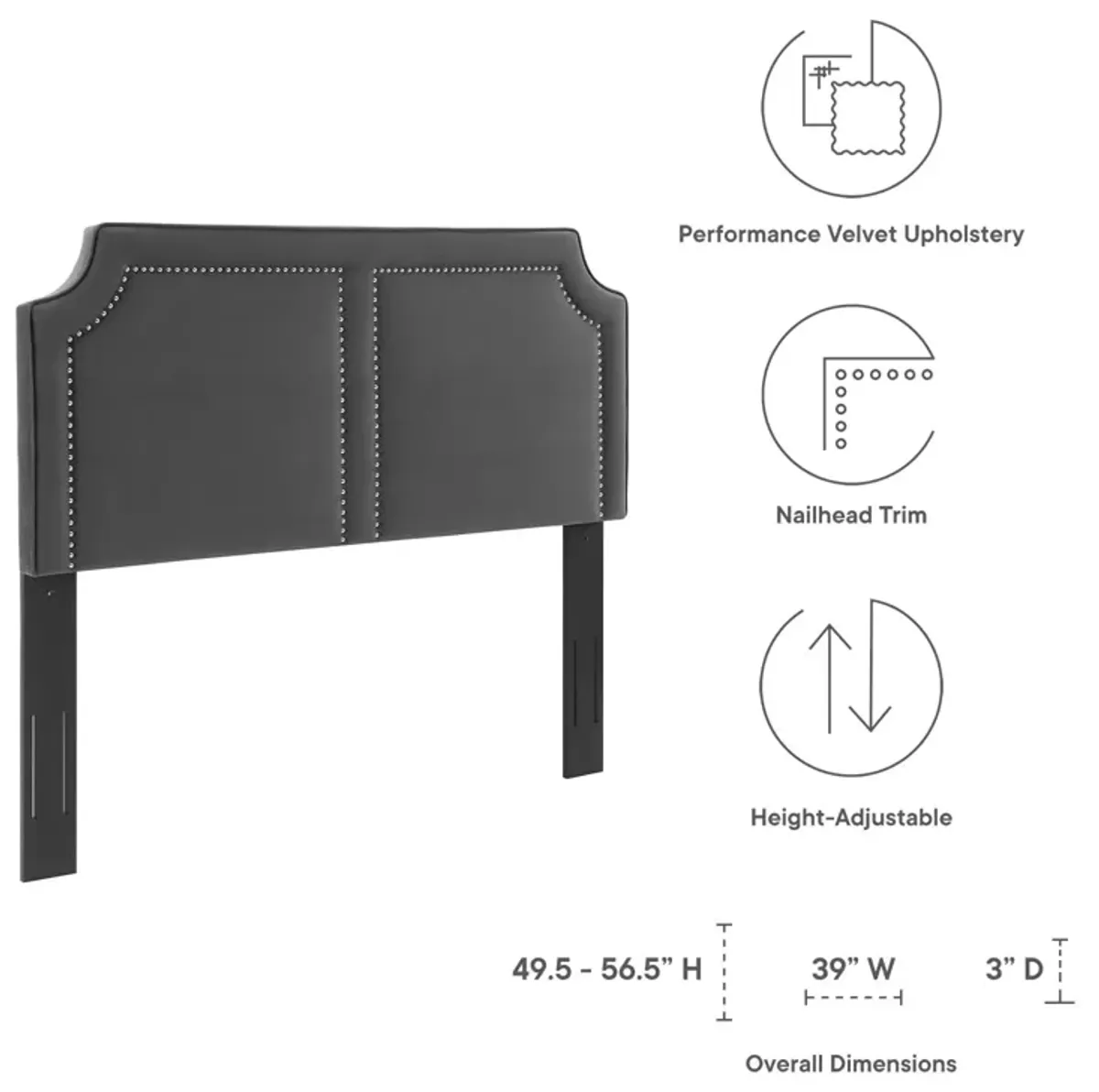 Modway - Cynthia Performance Velvet Twin Headboard