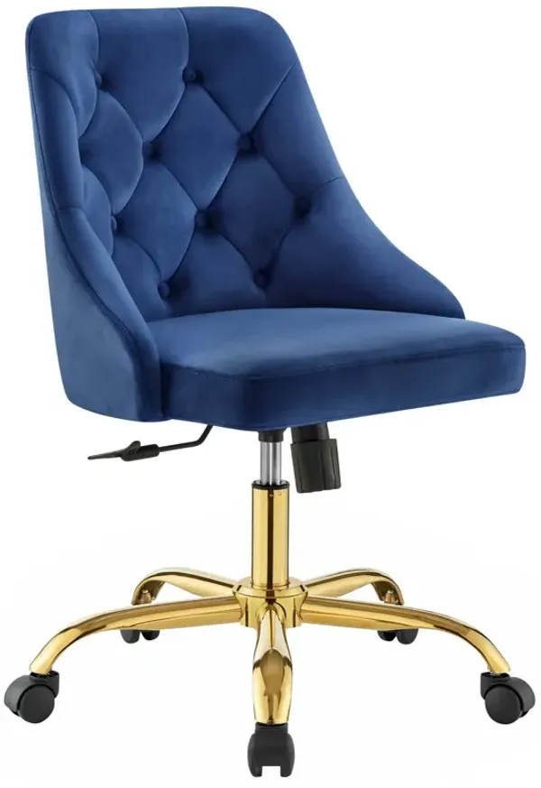 Modway Furniture - Distinct Tufted Swivel Performance Velvet Office Chair