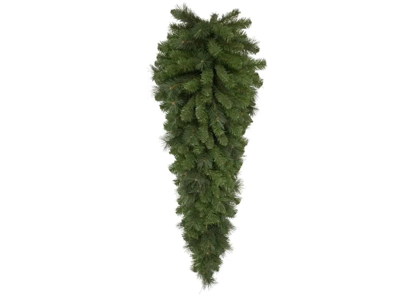 48" Beaver Pine Artificial Christmas Teardrop Swag  Unlit