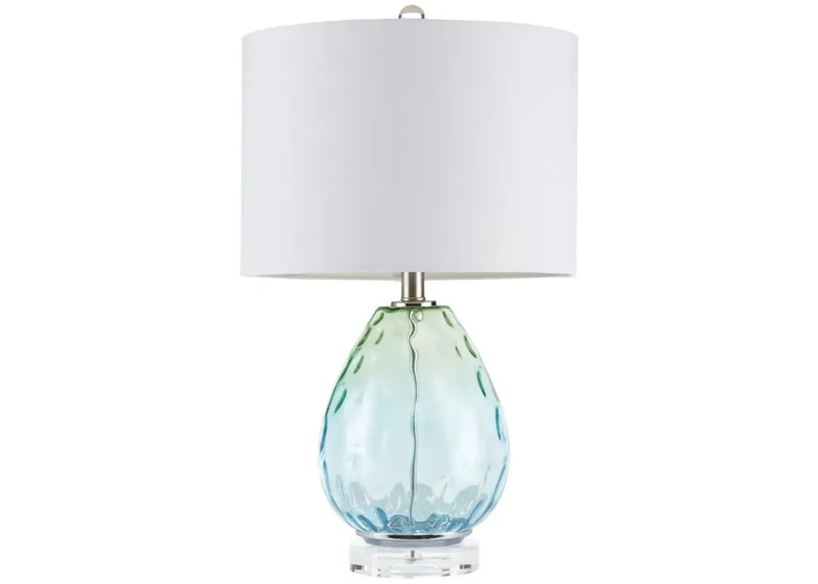 Gracie Mills Montes Ombre Glass Table Lamp