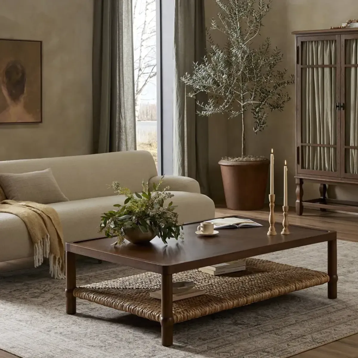 Gabriella Brown Mindi Coffee Table