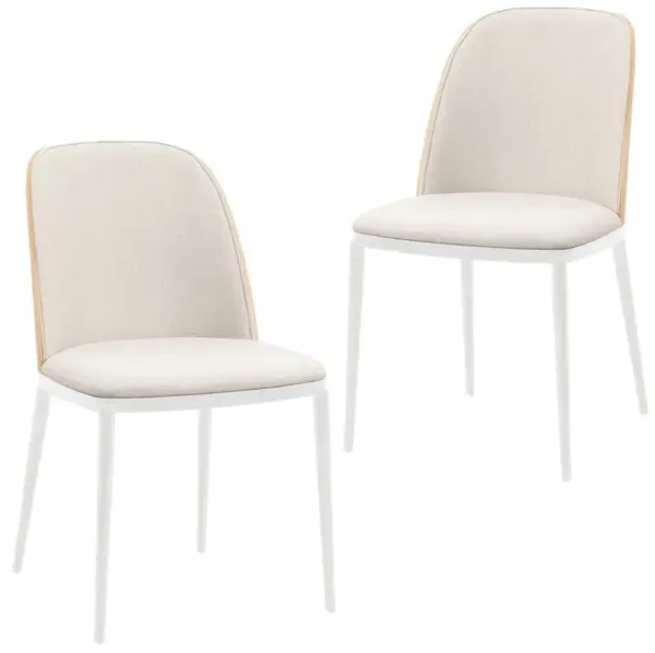 LeisureMod Dining Side Chair with Velvet Seat