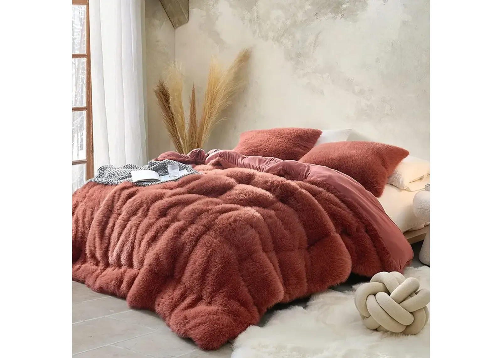 Messy Hair Day - Coma Inducer® Oversized Comforter - Auburn