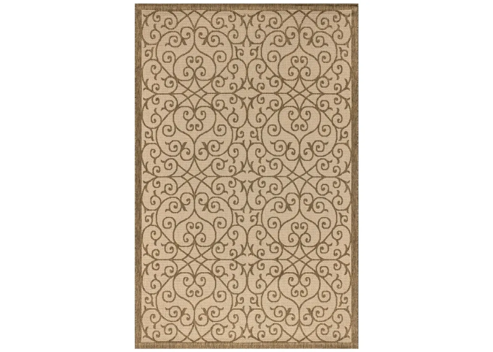 Madrid Vintage Filigree Textured Weave Indoor/Outdoor Area Rug