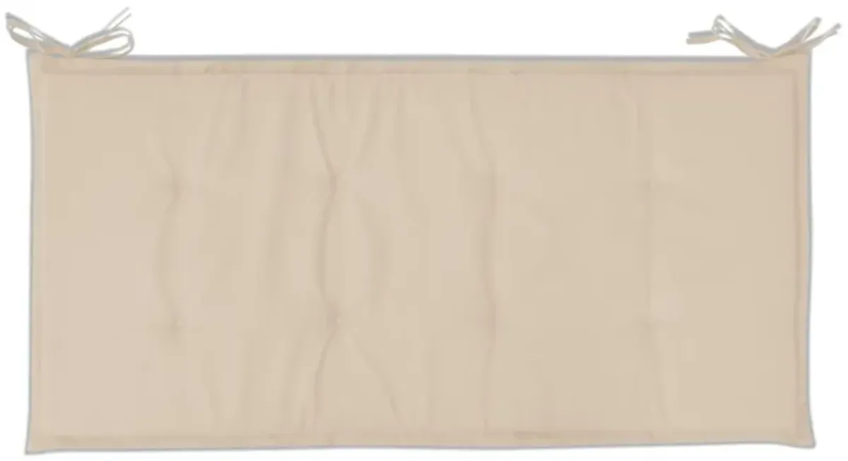 vidaXL Garden Bench Cushion Cream 39.4"x19.7"x1.18"