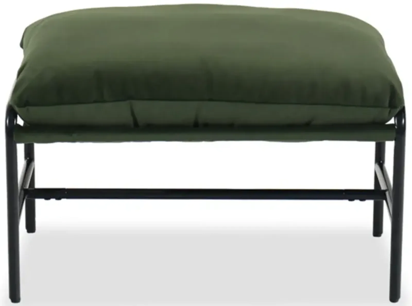 Industry Green Ottoman