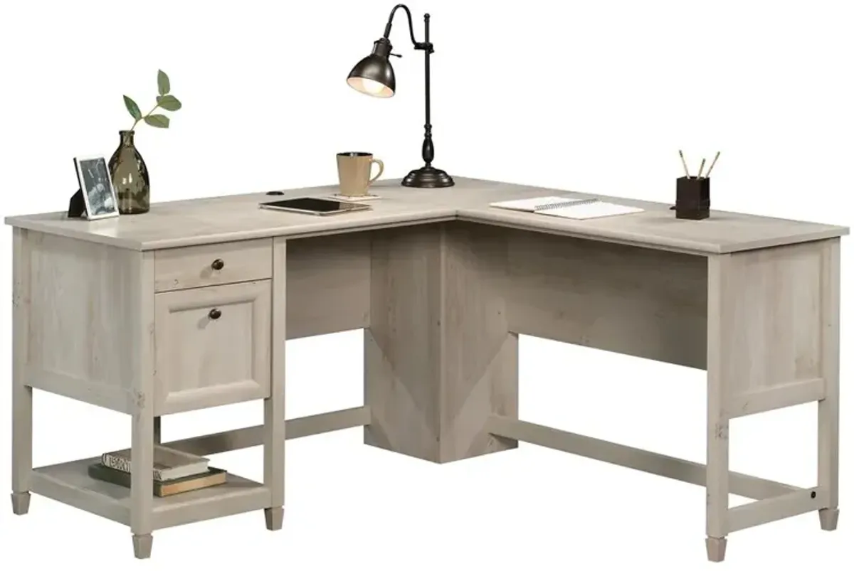 Sauder Edge Water L-Desk Chc